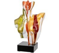 Casablanca Bella Sculpture en résine et marbre Brillant Multicolore Forme de Femme Hauteur 39 cm Largeur 27 cm