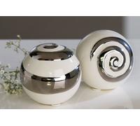 TOP CONTEMPORAIN ! Lot de 2 boules 100% DÉCO en CÉRAMIQUE - diamètre de 6 cm