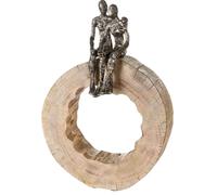 Casablanca by Gilde decorative figure sculpture Together bronze h. 39 cm,71806