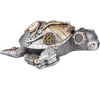 Casablanca by Gilde Poly Skulptur Steampunk Turtle, Schildkröte, Dekofigur, Dekoration, Kunstharz, 37472