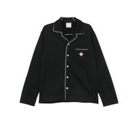 Casablanca - Chemise Pyjama en Soie Satinée Monogramme - Homme - Chemises - Noir - Taille: L