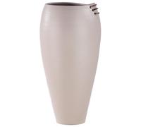 Casablanca Coimbra Vase en céramique Gris Conique Hauteur 62 cm x Ø 32 cm