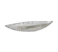 CASABLANCA - Coupelle décorative - Purley - métal - argent antique - 60 x 16 x 7 cm