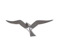 CASABLANCA Décoration Murale Flying Bird 34 cm Aluminium
