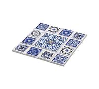 CASABLANCA Dessous de Plat carré céramique Zassenhaus Croix