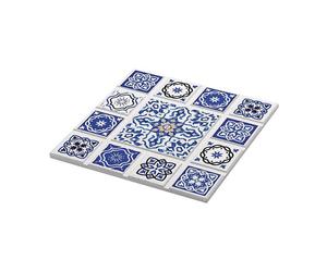 CASABLANCA Dessous de Plat carré céramique Zassenhaus Croix