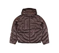 Casablanca - Doudoune à capuche matelassée concentrique - Homme - Vestes - Brun - Taille: S