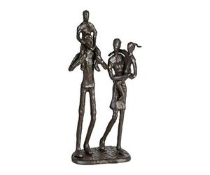 Casablanca Family Sculpture Design en Fer Bruni H 22 cm