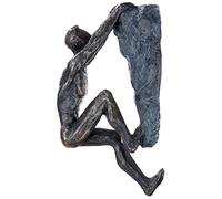 Casablanca Figurine décorative à Suspendre en résine - Ambitions & Objectifs - avec étiquette - Couleur : Bronze - Hauteur 20 cm