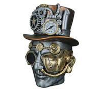 Casablanca Figurine décorative en résine argentée, Hauteur 20 cm