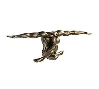 Casablanca Figurine décorative - Sculpture de qualité supérieure Cliffhanger 61 x 20 cm Finition Bronze