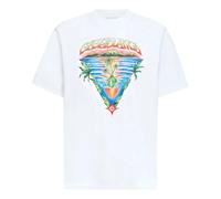 Casablanca, Homme, Tops, Blanc, Taille: M Innocence Triangle T-Shirt