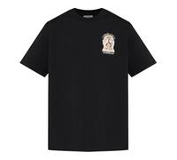 Casablanca, Homme, Tops, Noir, Taille: 2XL T-shirt à col rond avec imprimé graphique