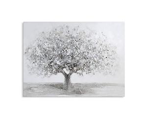 Casablanca Image Big Tree Blanc/gris/argenté 120 x 90 cm