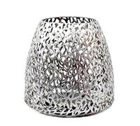 Casablanca Lanterne en métal argenté 20 cm