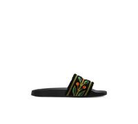 Casablanca - Laurel Terry Slides - Homme - Chaussures - Noir - Taille: 46 EU