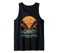 Casablanca Maroc Vintage 80s Style Retro Débardeur
