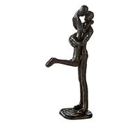 Casablanca modernes Design Sculpture, Fer, Marron, Hauteur 19 cm