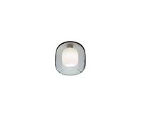Casablanca Murea Plafonnier Deckenleuchte, verre cristal, diffuseur opalin blanc mat