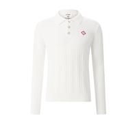 Casablanca - Polo à manches longues - Homme - Tops - Blanc - Taille: 2XL