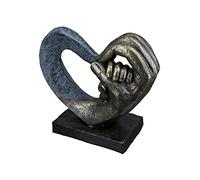 Casablanca Poly Skulptur Hands of Love Figurines Décoratives, Multicolore, Unique