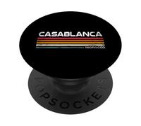 Casablanca Retro Casablanca Maroc PopSockets PopGrip Adhésif