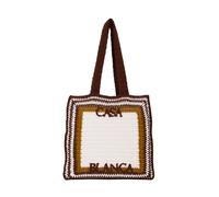 Casablanca - Sac Cabas Crochet - unisex - Sacs - Brun - Taille: ONE Size