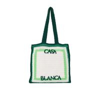 Casablanca - Sac Cabas Crochet - unisex - Sacs - Vert - Taille: ONE Size