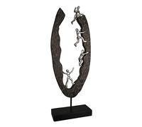 Casablanca Sculpture décorative Succeed H 59 cm Figurine en Bois Aluminium