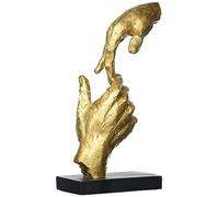 Casablanca - Sculpture, Figurine décorative - Deux Mains - Deux Mains - Polyrésine - doré/Noir - 29 x 13,5 x 8 cm