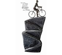 Casablanca - Sculpture, Figurine, Objet, Objet de décoration - vers Le Haut, vélo - Hauteur?: 37 cm - Poly