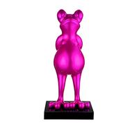 Casablanca Sculpture Frog Résine Marbre Rose 52361