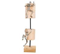Casablanca Statue Climbing, Bois de Manguier 45 cm | Un symbole de dépassement de soi. Elle trouve facilement sa place au salon en chambre ou au bureau.
