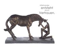 Casablanca - Sculpture, Figurine décorative - Comprehension- Poly - Bronze - 32 x 19 cm