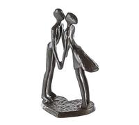 Casablanca Statue Couple Heartbeat, Fer Brun 15 cm