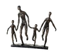 Casablanca Modernes Design BrandName Sculpture « Famille » en Bronze - Décoration Intérieur Élégante