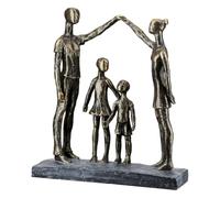 Casablanca Statue Famille Mains Protectrices, Résine Bronze 30 cm