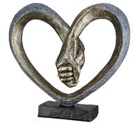 Casablanca Statue Hand in Hand, Résine Bronze 24 cm