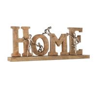 Casablanca Statue Home, Bois de Manguier Naturel 60 cm