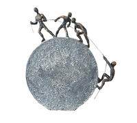 Casablanca modernes Design Sculpture Moderne en Poly Finition Bronze Hauteur 35,5 cm Largeur 31,5 cm