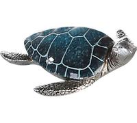 Casablanca Tortue "Josie" en poly bleu/argent 10 cm 59973