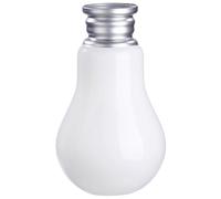 Casablanca Vase de Fleurs décoratif en Verre - Cadeau de Salon décoratif pour Femme Anniversaire fête des mères - Couleur : Blanc argenté Hauteur 36 cm