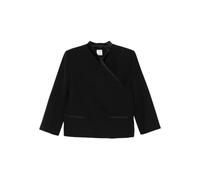 Casablanca - Veste Cache-cœur Bordée de Satin - Femme - Blouses et Chemises - Noir - Taille: 40 FR