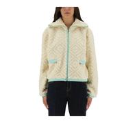 Casablanca - Veste en molleton jacquard à monogramme - Femme - Vestes - Blanc - Taille: 40 FR