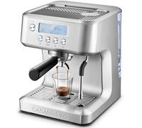 CASABREWS Machine à café Expresso avec Température réglable, 20Bars de Pression Machine Expresso avec Écran LCD, Cafetière Expresso Pour Café Moulu, Machine à Espresso et Cappuccino, Réservoir de 2.2L