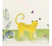 Casadeco Alice & Paul Bordure Animaux De La Jungle Vert Orange Jaune Multicolore