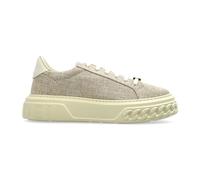 Casadei - Baskets à Fil Lurex - Femme - Chaussures - Beige - Taille: 39 1/2 EU