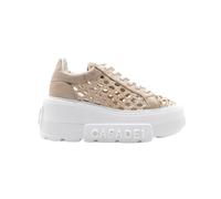 Casadei - Baskets Effet Paille Tressée - Femme - Chaussures - Beige - Taille: 40 EU