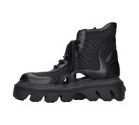 Casadei - Baskets en cuir et tissu - Femme - Chaussures - Noir - Taille: 37 EU