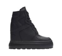 Casadei - Baskets montantes en cuir - Femme - Chaussures - Noir - Taille: 40 1/2 EU
